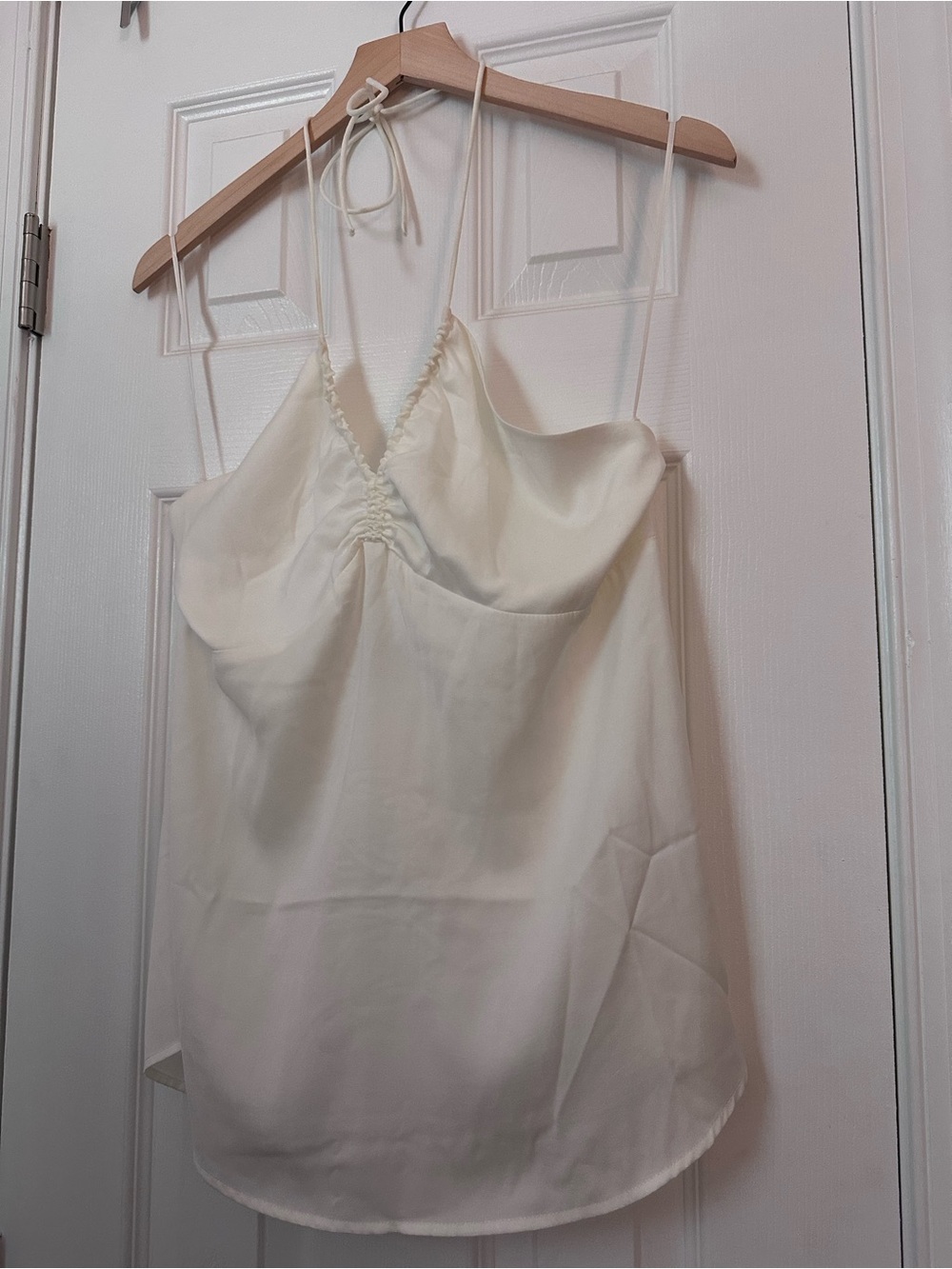 Banana Republic Cream Satin Camisole Top